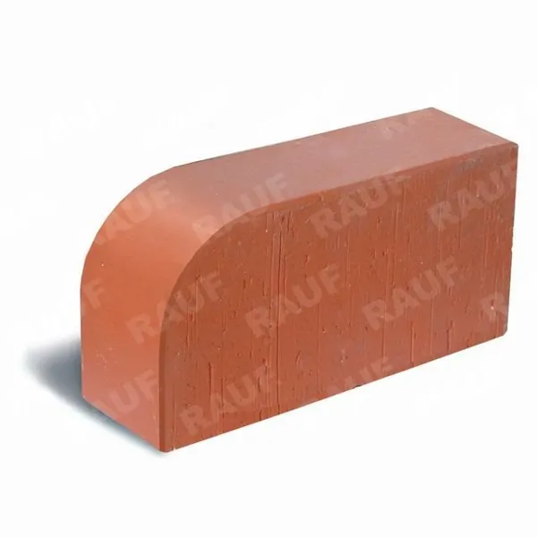 Кирпич лицевой полнотелый красный гладкий угловой R-60 «Победа ЛСР»