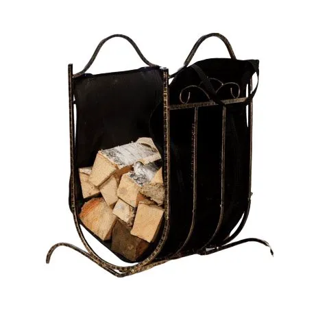 Кованая дровница Прованс D5051 с переноской для дров