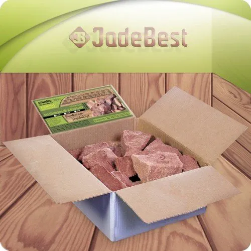 Малиновый кварцит колотый 20 кг Карелия