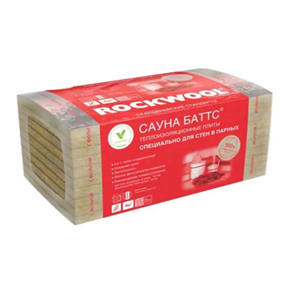 Плиты из каменной ваты Rockwool Сауна Баттс (Упаковка)
