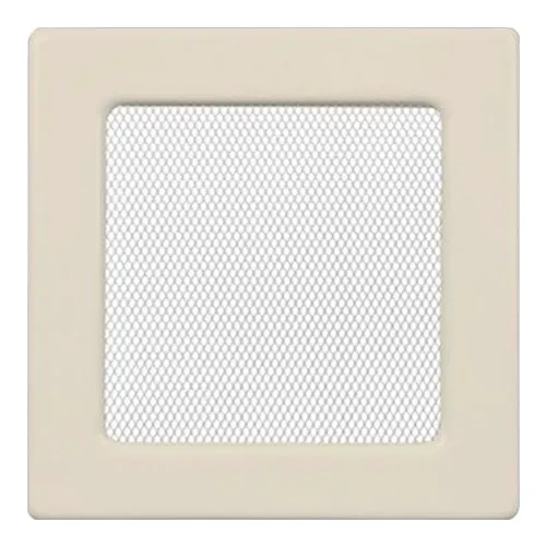 Вентиляционная решетка 170х170 мм. кремовый